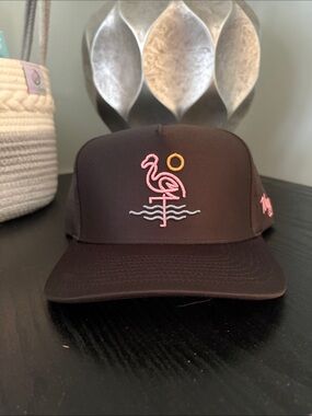 Waggle Flamingo Bay Hat -Snap Back Brand New